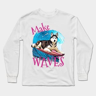 WAVES Husky Long Sleeve T-Shirt